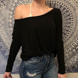 Forever 21 black dolman top